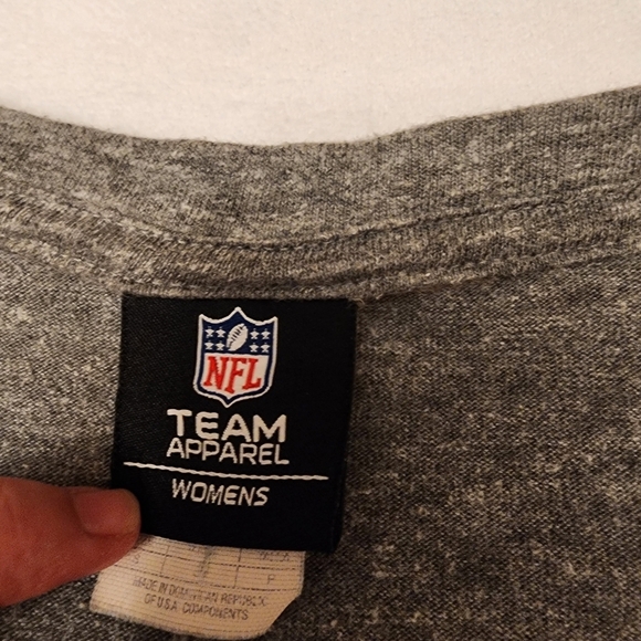 Chargers NFL Women's Gray Half Sleeve Shirt - Picture 8 of 10